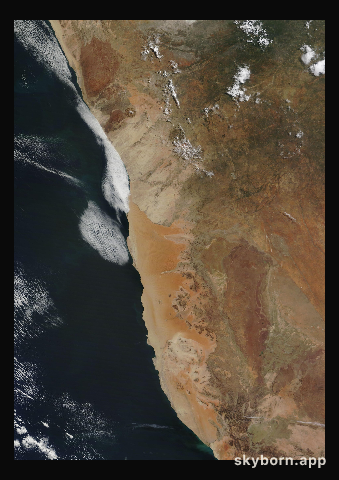 The Earth on 14 April 2023 · Namib Desert