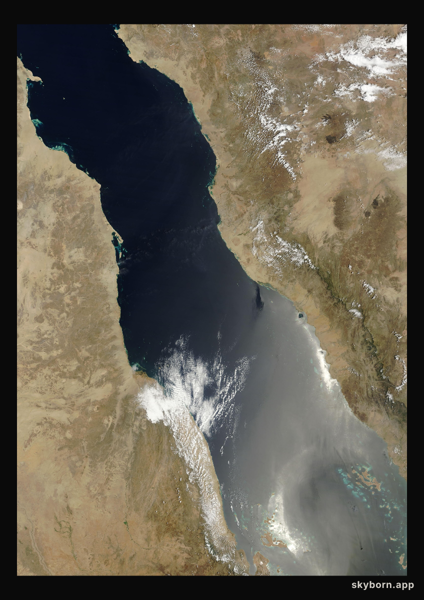 The Earth on 17 April 2023 · Red Sea