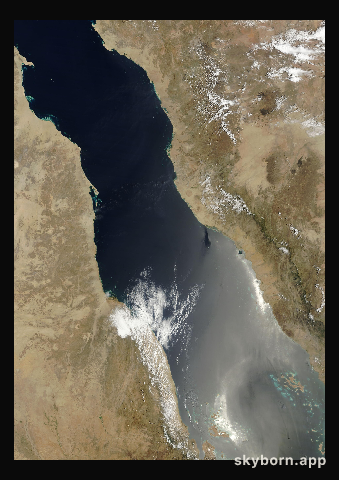 The Earth on 17 April 2023 · Red Sea