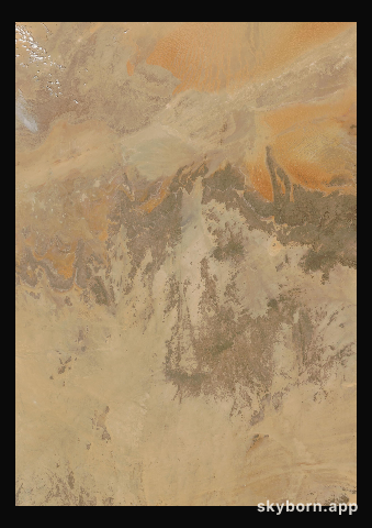 The Earth on 18 April 2023 · Sahara, Algeria