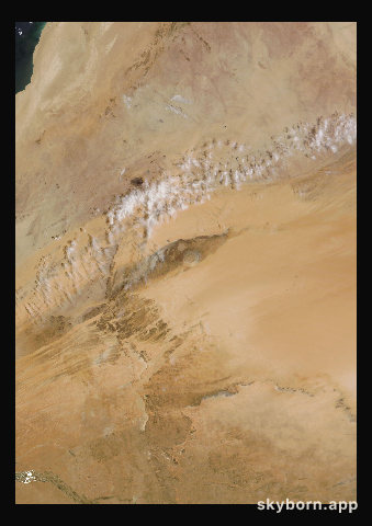 The Earth on 20 April 2023 · Eye of the Sahara, Mauritania