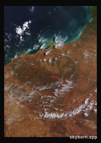 The Earth on 21 April 2023 · Pilbara, Western Australia