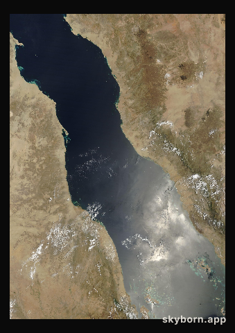 The Earth on 29 April 2023 · Red Sea