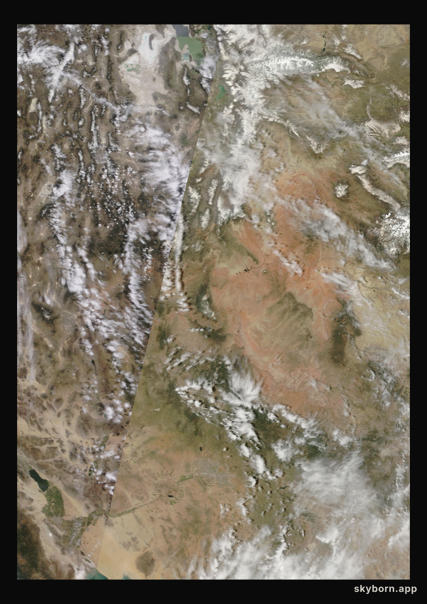 The Earth on 1 May 2023 · Colorado Plateau