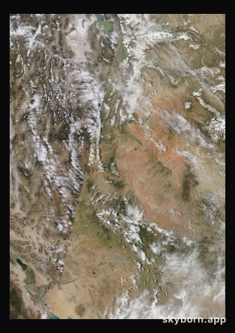 The Earth on 1 May 2023 · Colorado Plateau