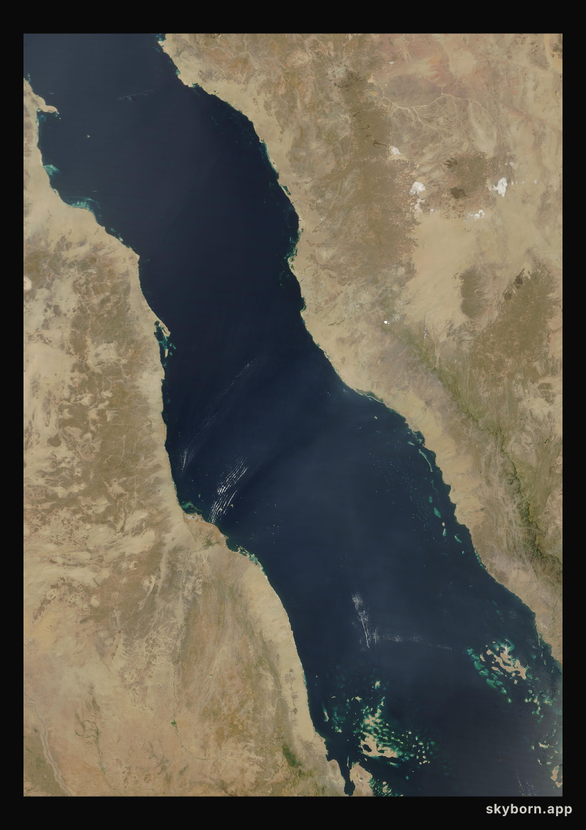 The Earth on 13 May 2023 · Red Sea