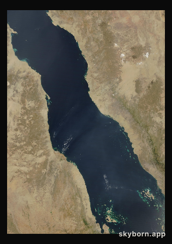 The Earth on 13 May 2023 · Red Sea