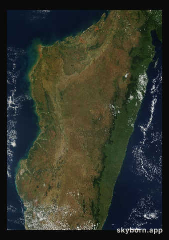 The Earth on 21 May 2023 · Madagascar