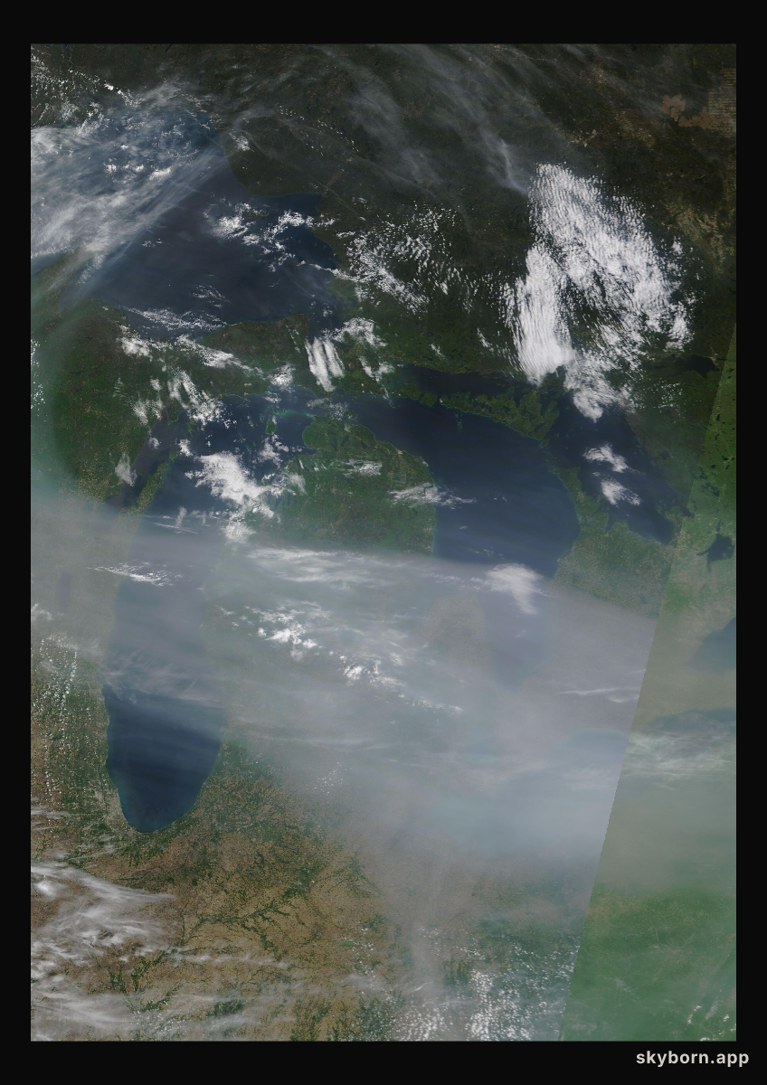 The Earth on 22 May 2023 · Great Lakes