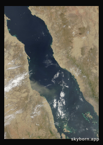 The Earth on 6 June 2023 · Red Sea