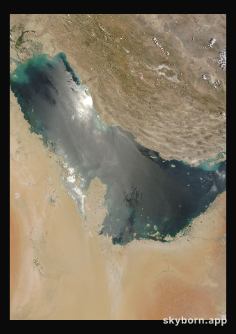 The Earth on 8 June 2023 · Persian Gulf