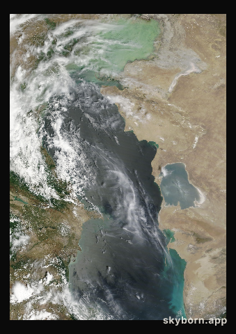 The Earth on 11 June 2023 · Caspian Sea