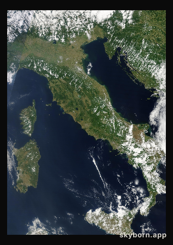The Earth on 16 June 2023 · Italy and the Adriatic