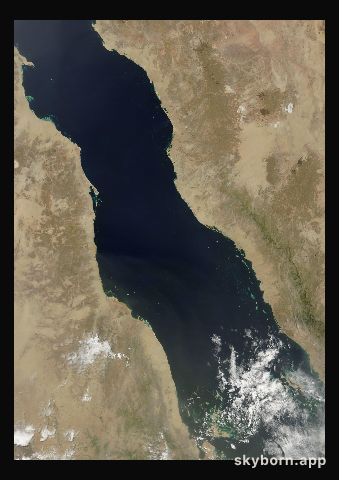 The Earth on 18 June 2023 · Red Sea