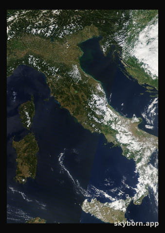 The Earth on 25 June 2023 · Italy and the Adriatic