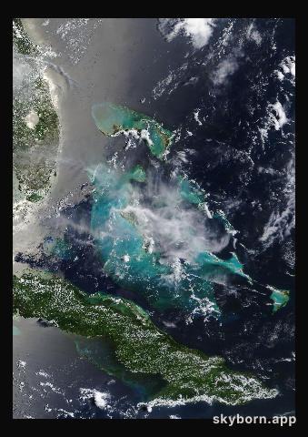 The Earth on 28 June 2023 · Bahamas