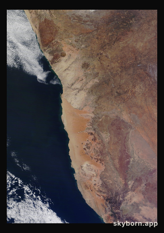 The Earth on 30 June 2023 · Namib Desert