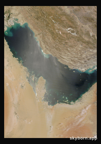The Earth on 2 July 2023 · Persian Gulf