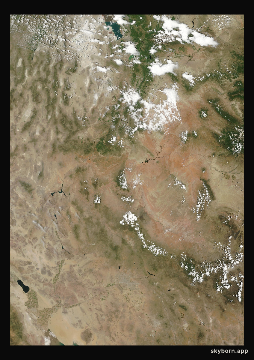 The Earth on 3 July 2023 · Colorado Plateau