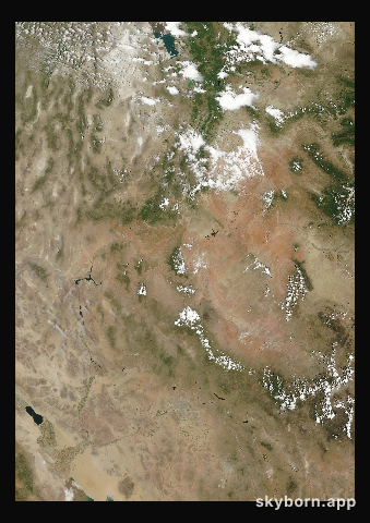 The Earth on 3 July 2023 · Colorado Plateau