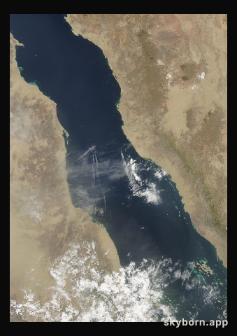 The Earth on 7 July 2023 · Red Sea