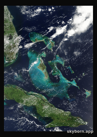 The Earth on 9 July 2023 · Bahamas