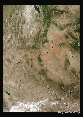 The Earth on 15 July 2023 · Colorado Plateau