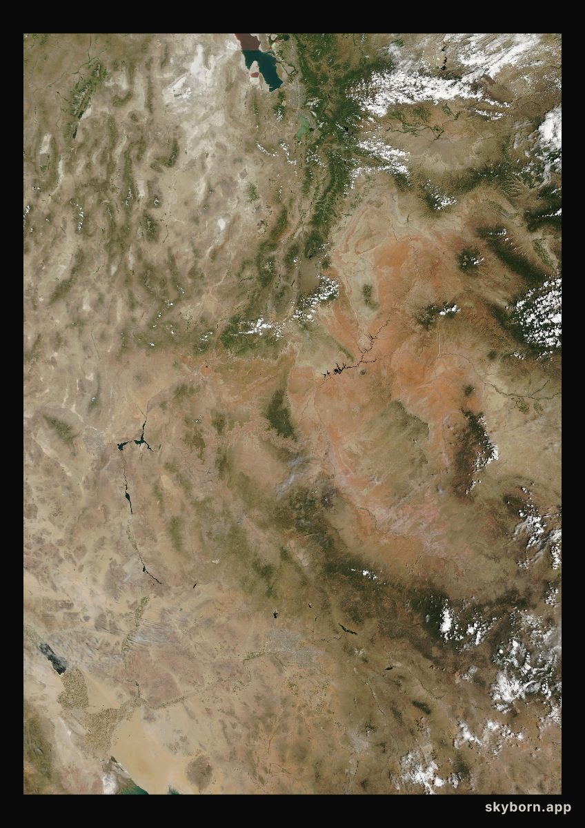 The Earth on 20 July 2023 · Colorado Plateau