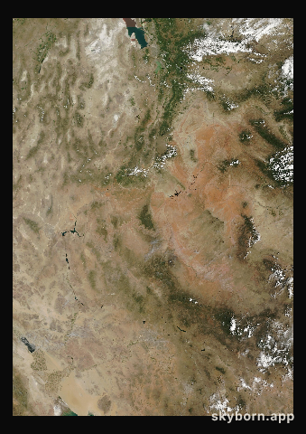 The Earth on 20 July 2023 · Colorado Plateau