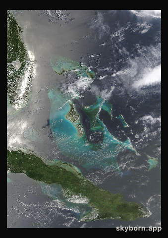 The Earth on 22 July 2023 · Bahamas
