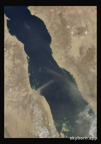 The Earth on 24 July 2023 · Red Sea