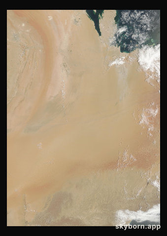 The Earth on 28 July 2023 · Empty Quarter, Arabia