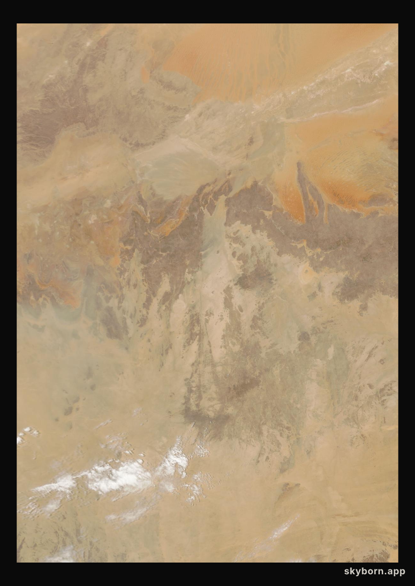 The Earth on 13 August 2023 · Sahara, Algeria