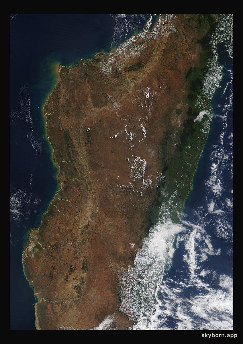 The Earth on 21 August 2023 · Madagascar