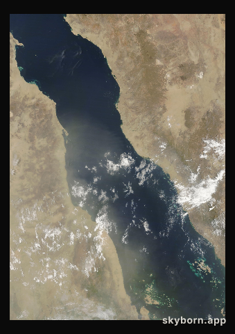 The Earth on 29 August 2023 · Red Sea