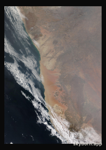 The Earth on 10 September 2023 · Namib Desert