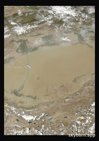 The Earth on 11 September 2023 · Taklamakan Desert