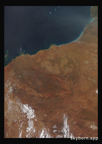 The Earth on 12 September 2023 · Pilbara, Western Australia