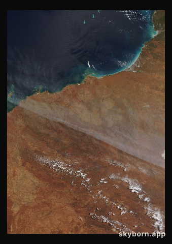 The Earth on 19 September 2023 · Pilbara, Western Australia