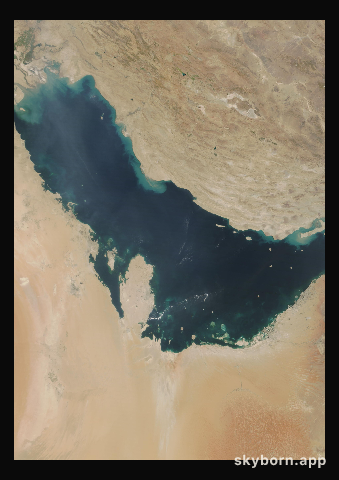 The Earth on 28 September 2023 · Persian Gulf