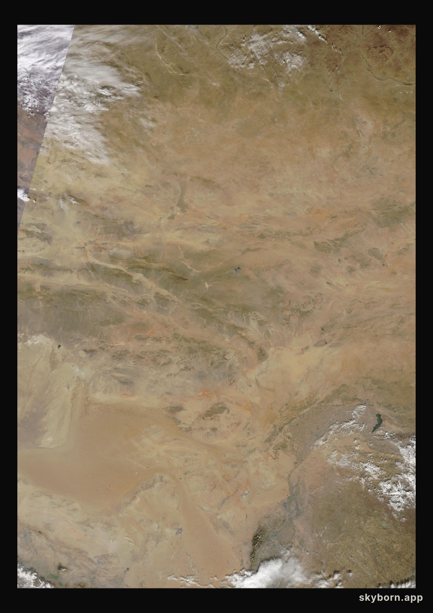 The Earth on 10 October 2023 · Gobi Desert