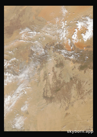The Earth on 17 October 2023 · Sahara, Algeria