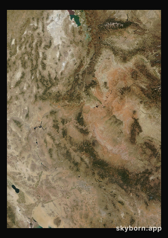 The Earth on 19 October 2023 · Colorado Plateau
