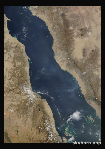 The Earth on 24 October 2023 · Red Sea