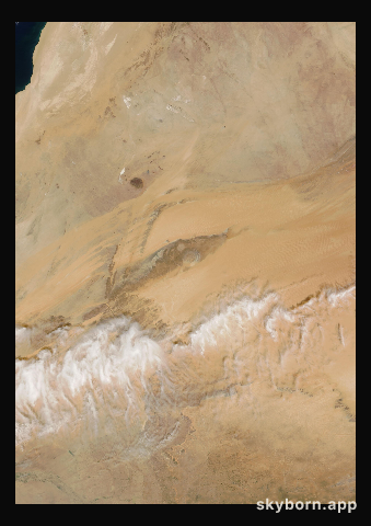 The Earth on 26 October 2023 · Eye of the Sahara, Mauritania