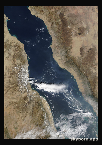 The Earth on 5 November 2023 · Red Sea