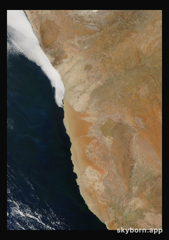 The Earth on 8 November 2023 · Namib Desert