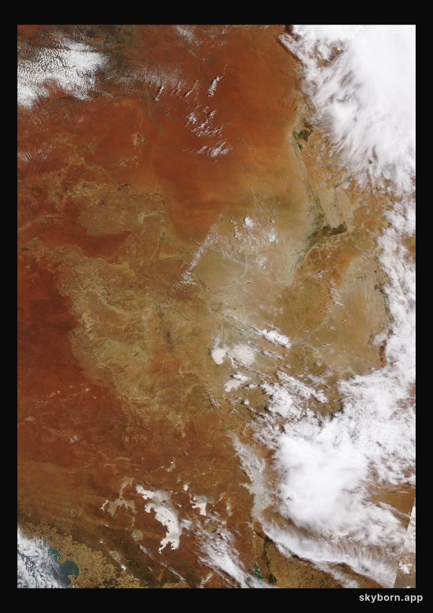 The Earth on 19 November 2023 · Lake Eyre, Australia