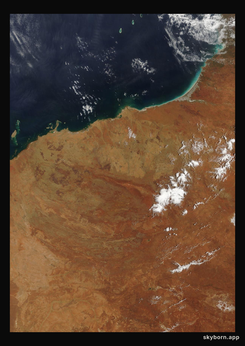 The Earth on 20 November 2023 · Pilbara, Western Australia