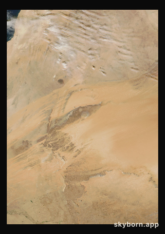 The Earth on 26 November 2023 · Eye of the Sahara, Mauritania
